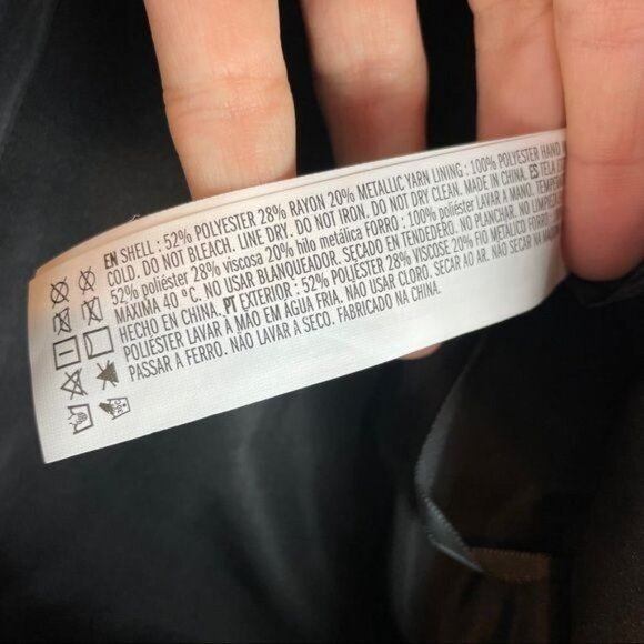 Forever 21 Metallic Gold Plaid Mini Skirt NWT New With Tags Women's Size Small - Picture 6 of 12